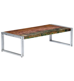 Table basse 120 x 60 x 35 cm Bois de récupération solide