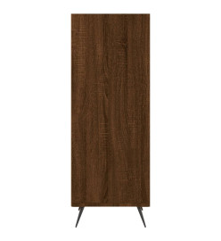 Armoire à étagères chêne marron 34,5x32,5x90 cm bois ingénierie