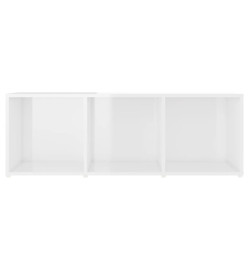 Meubles TV 4 pcs Blanc brillant 107x35x37 cm Aggloméré