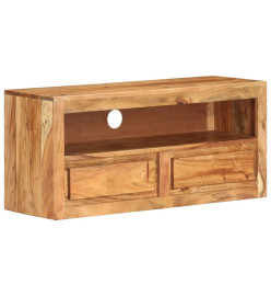 Meuble TV 88x30x40 cm Bois d'acacia massif