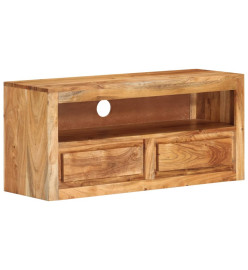 Meuble TV 88x30x40 cm Bois d'acacia massif