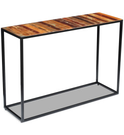 Table console Bois de récupération massif 110 x 35 x 76 cm