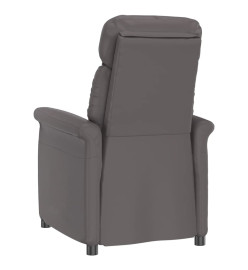 Fauteuil inclinable Gris Similicuir