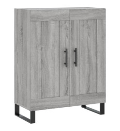 Buffet haut Sonoma gris 69,5x34x180 cm Bois d'ingénierie