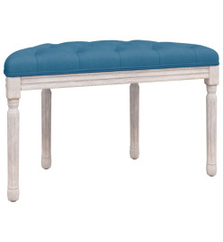 Banc Bleu 81,5x41x49 cm Velours