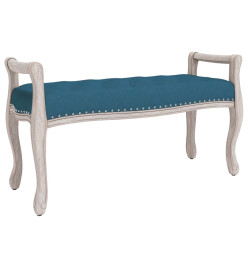 Banc Bleu 110x45x60 cm Velours