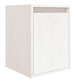 Meubles TV 3 pcs Blanc Bois massif de pin