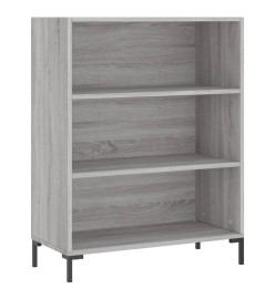 Buffet sonoma gris 69,5x32,5x180 cm bois d'ingénierie