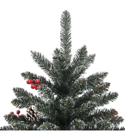 Sapin de Noël artificiel avec support Vert 150 cm PVC