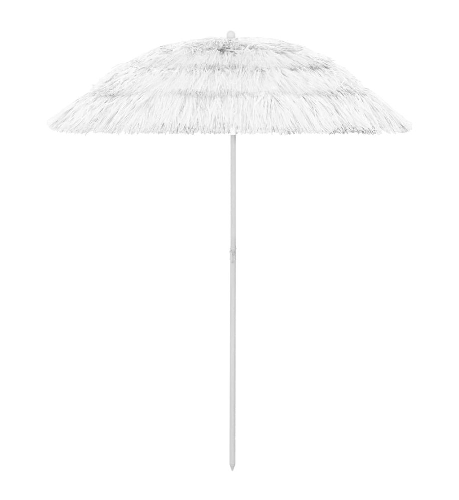 Parasol de plage Hawaii Blanc 180 cm