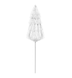 Parasol de plage Hawaii Blanc 180 cm