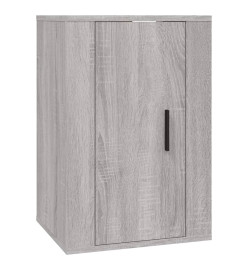 Ensemble de meubles TV 2 pcs Sonoma gris Bois d'ingénierie