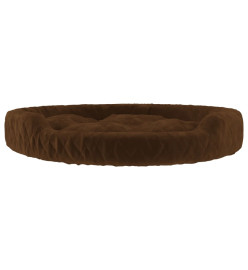 Lit pour chien Marron 90x70x23 cm Peluche