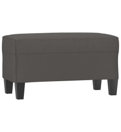 Banc Gris 70x35x41 cm Similicuir