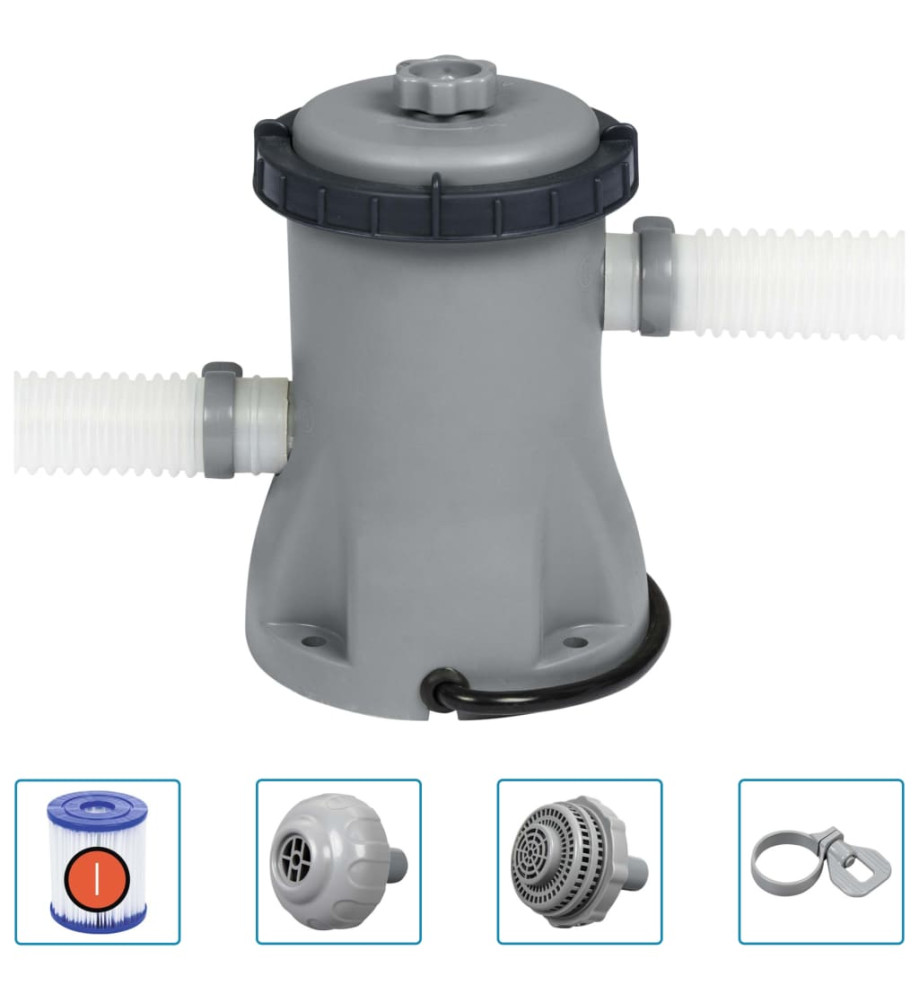 Bestway Pompe de filtration de piscine Flowclear 1249 L/h