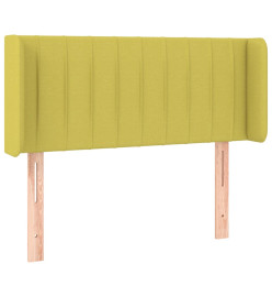 Tête de lit à LED Vert 103x16x78/88 cm Tissu