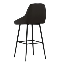 Tabouret de bar Gris Similicuir