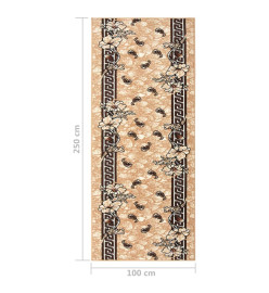 Tapis BCF Beige 100x250 cm
