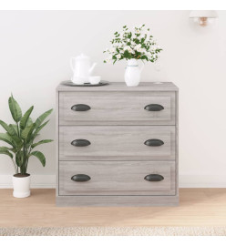 Buffet sonoma gris 70x35,5x67,5 cm bois d'ingénierie