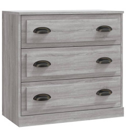 Buffet sonoma gris 70x35,5x67,5 cm bois d'ingénierie