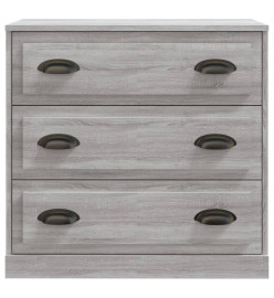 Buffet sonoma gris 70x35,5x67,5 cm bois d'ingénierie