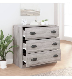 Buffet sonoma gris 70x35,5x67,5 cm bois d'ingénierie