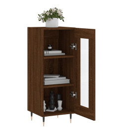 Buffet Chêne marron 34,5x34x90 cm Bois d'ingénierie