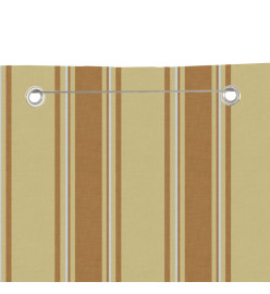 Écran de balcon Jaune et orange 100x240 cm Tissu Oxford