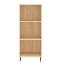 Buffet chêne sonoma 34,5x32,5x90 cm bois d'ingénierie