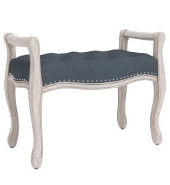 Banc Gris foncé 80x45x60 cm Velours