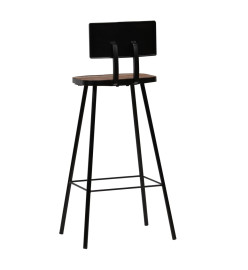 Mobilier de bar 3 pcs Bois de récupération massif