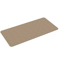 Tapis de couloir aspect sisal sable 50x100 cm