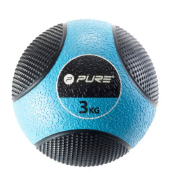 Pure2Improve Ballon médicinal 3 kg Bleu