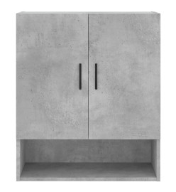 Armoire murale gris béton 60x31x70 cm bois d'ingénierie