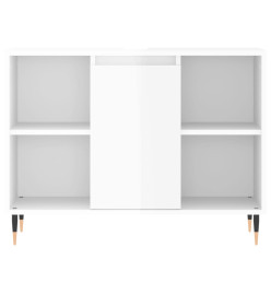 Armoire de salle de bain blanc brillant 80x33x60 cm