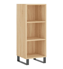 Buffet haut Chêne sonoma 34,5x32,5x180 cm Bois d'ingénierie