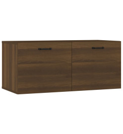 Armoire murale Chêne marron 80x35x36,5 cm Bois d'ingénierie