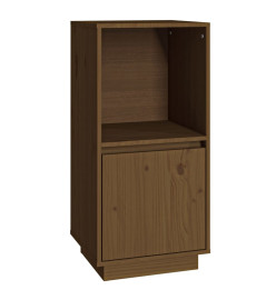 Buffet Marron miel 38x35x80 cm Bois massif de pin