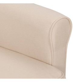 Fauteuil de massage Crème Tissu