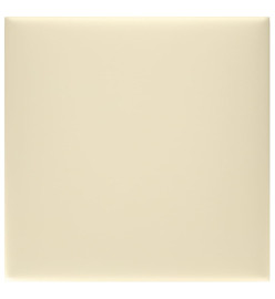 Panneaux muraux 12 pcs Crème 30x30 cm Similicuir 1,08 m²