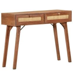 Table console 100x35x76 cm Bois de manguier massif