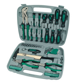 Brüder Mannesmann Ensemble d'outils 57 pcs Vert 29057