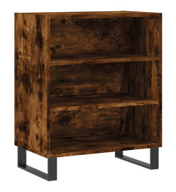 Buffet chêne fumé 57x35x70 cm bois d'ingénierie