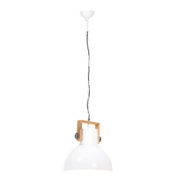 Lampe suspendue industrielle 25 W Blanc Rond 40 cm E27