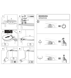 EISL Siège de toilette à fermeture douce et fixation de pulvérisateur