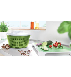 Leifheit Essoreuse à salade ComfortLine Vert et Blanc 23200