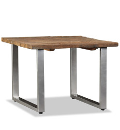 Table basse Bois de récupération massif 55 x 55 x 40 cm