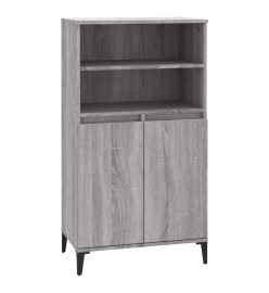 Buffet haut Sonoma gris 60x36x110 cm Bois d'ingénierie