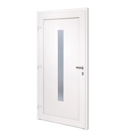 Porte d'entrée anthracite 108x208 cm PVC