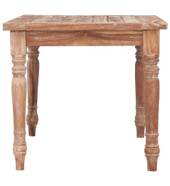 Table basse Batavia 90x50x45 cm Blanchie Bois de teck solide